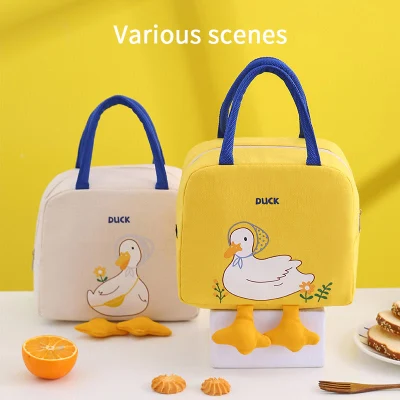  Bolsa pequeña de almuerzo aislada Escuela niños mantener caliente Bolsa fresca Picnic nevera leche materna comida picnic comida comida comida nevera Bolsa