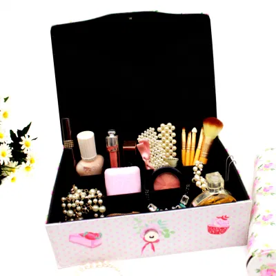  Belleza cosmética maquillaje caso organizador de viajes personalizada Bolsa Bolsa de almacenamiento de sombra de ojos cepillos