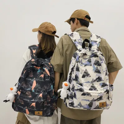Mochila impermeable de gran capacidad para adolescentes de estudiantes de la Escuela Secundaria Fashion College