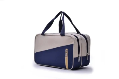  Bolsa de aseo de viaje - Portátil colgada del organizador de cosméticos para hombres y mujeres, la bolsa de maquillaje cosméticos multifunción
