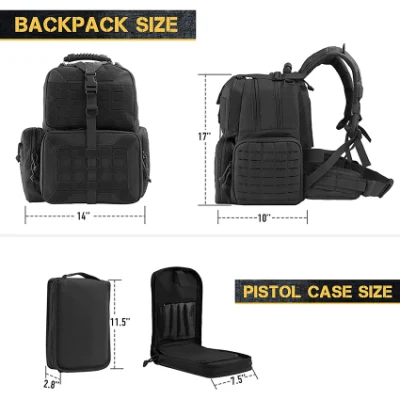  Gama de tácticas de estilo militar, la actividad de la gama Bolsa Mochila Bolsa para Pistola y munición de la bolsa de disparo de caza