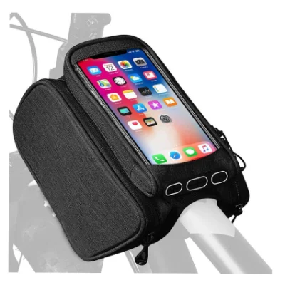  Bolsa de bicicletas bolsas de teléfono celular resistente al agua de la carretera MTB Mountain Bike deportes Ciclismo Ciclo Pannier viajes al Aire Libre accesorios Bolso mochila de senderismo