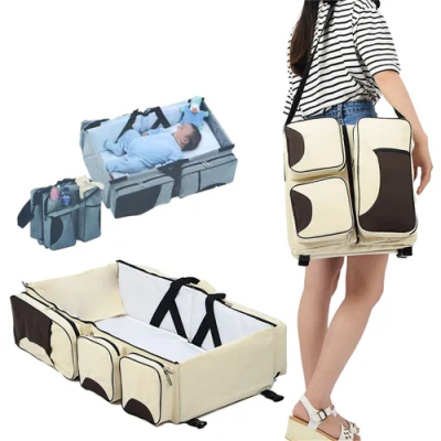  Cómoda mochila de gran capacidad de la bolsa de pañales