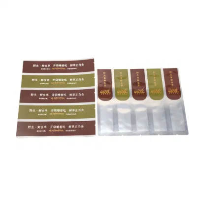 Tabaco arroz Alimentos en bolsa de plástico