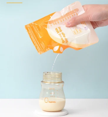 La esterilización de forma especial de grado alimentario leche en polvo congelado bolsita de enfriador de envases de plástico Bolsa Bolsa de almacenamiento de leche para bebés