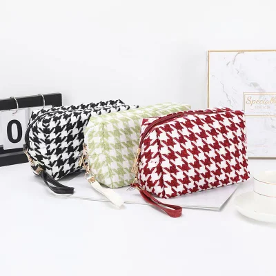 Mayorista personalizable Logo de viaje Maquillaje Bolsa de Maquillaje Mujer almacenamiento Lash Bolsa/bolsa/bolsa cosmética