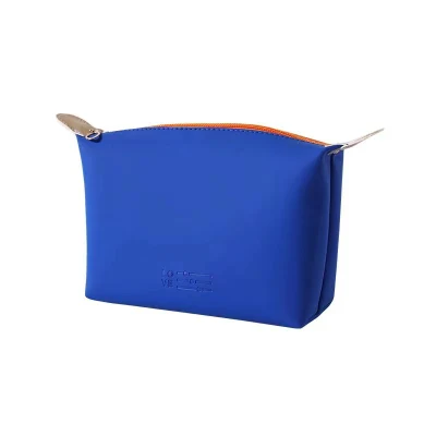  Cuero mujeres Maquillaje Cosmético Bolso Mayorista Reusable Organizador Bolso Cremallera/Bolsa de lavado
