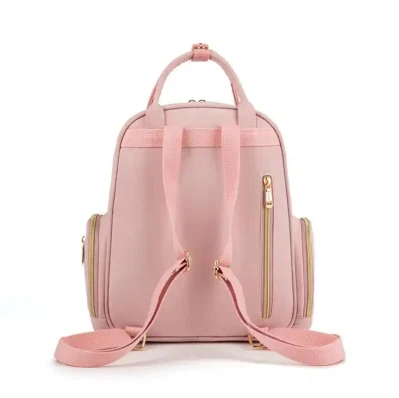 2022 Baby Diaper Bag Mochila de gran capacidad Pappy Mummy Bag Bolsa de almacenamiento de organizador de bolsillo con aislamiento impermeable multifuncional