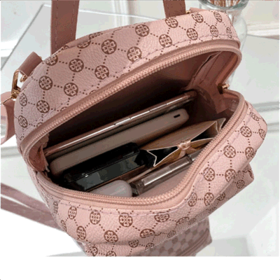 Mu Bolsa para mujer Mini PU Mochila de cuero Mochila de moda para mujer Bolsas pequeñas bolsas de escuela para niñas Bolsa de viaje