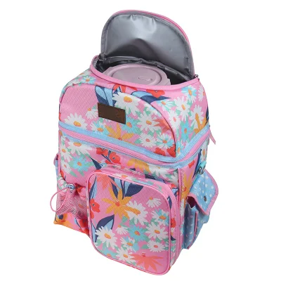  Mamá multifuncional Use bolsas de almacenamiento de comida para biberones portátiles de conservación fresca Bolsa más fría para mochila de leche materna