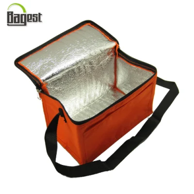  Hielo caliente aislado 6 - 24 lata botella de alimento impreso Entrega almuerzo Picnic Bolsa térmica