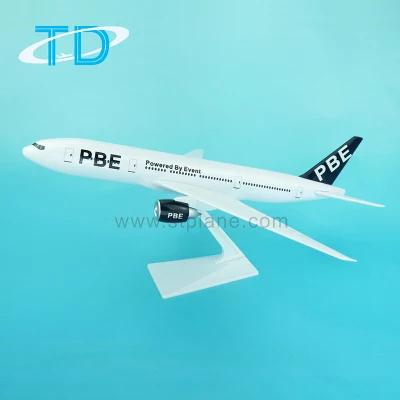  Pbe B777-200 1: 200 32cm modelo de avión de plástico