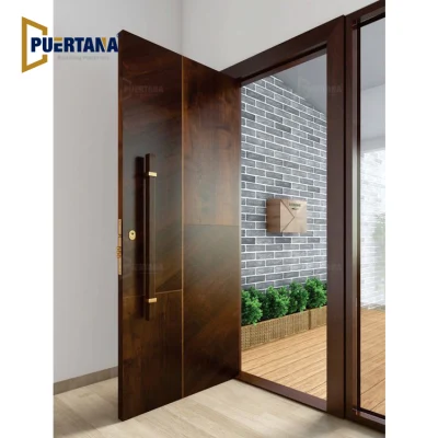 Diseño moderno de 48 pulgadas de la puerta de entrada de pivote para la entrada principal