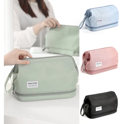  Detección avanzada de la bolsa de maquillaje de la Mujer 2022 portátil nuevo Super Hot Ins de gran capacidad de viento de la bolsa de aseo de viajes Bolsa de almacenamiento