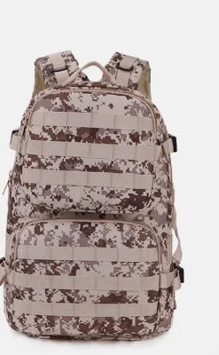 Pack de carga de senderismo 3D Pack de ataque táctico Deportes al aire libre Bolsa de camuflaje