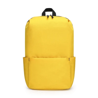 Promoción Nylon portátil Escuela Bolsas de viaje Senderismo Logo personalizado impermeable Mochila para estudiantes