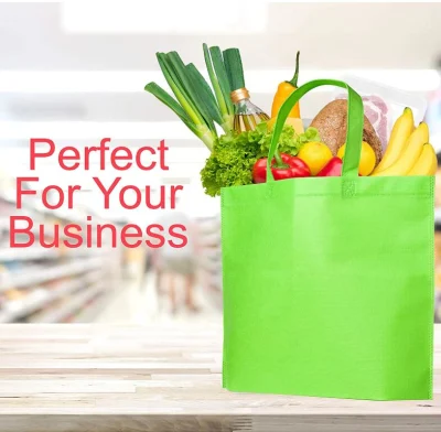 Tote bolsas reutilizables de tela bolsa de comestibles Non-Woven Viajes