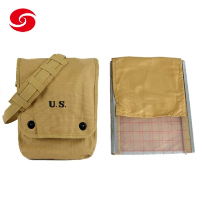 Ww2 Lienzo militar Messenger Mapa Bolsa con bolsa interior