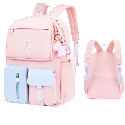 Moda Mochila Chica Rainbow niños niños niños Escuela de niños Bolsa