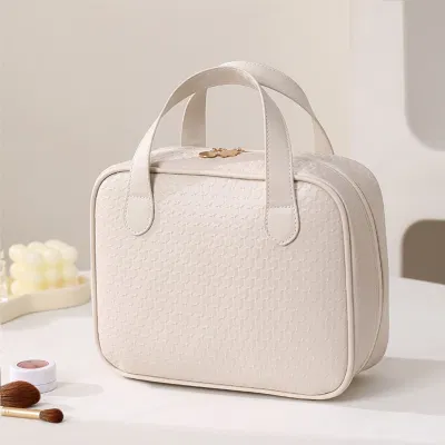 Neceser impermeable de lujo maquillaje cosmético Bolsas de almacenamiento portátil de viaje Bolsa de aseo