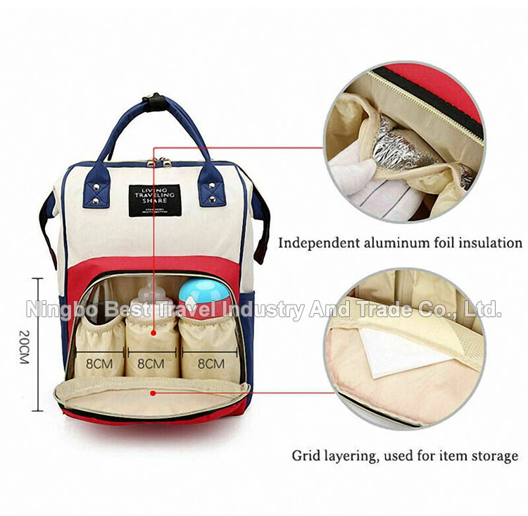 Waterproof Mommy Backpack Mom Diaper Changing Bag Hospital Maternity Mother Baby Nursing Stroller Diaper Bag