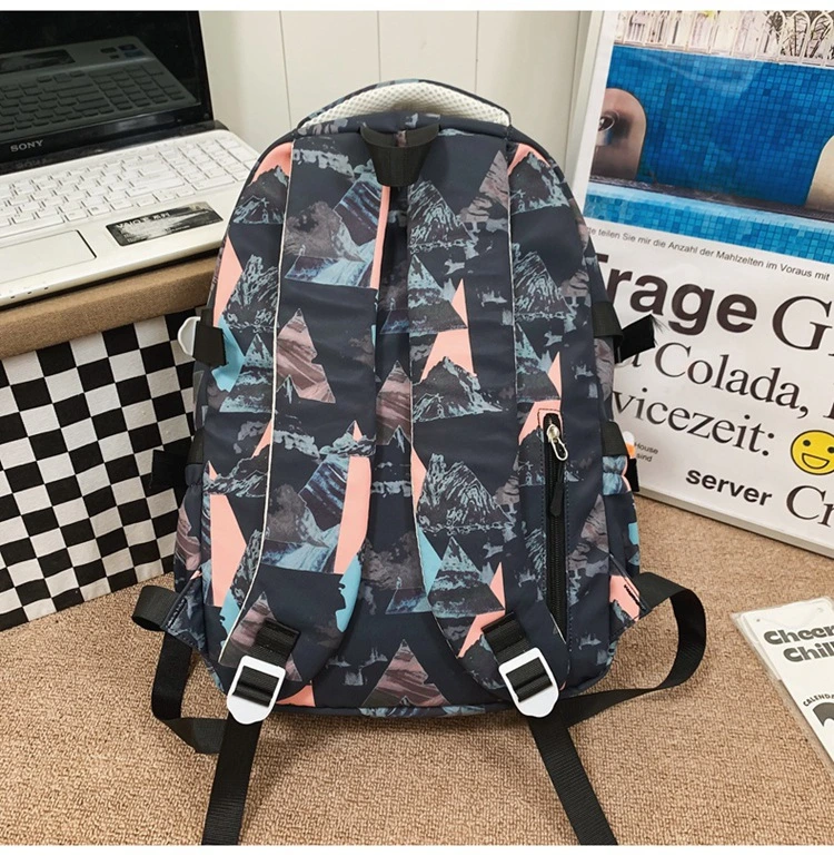 Waterproof Large-Capacity Fashion College High School Student Teenager Backpack