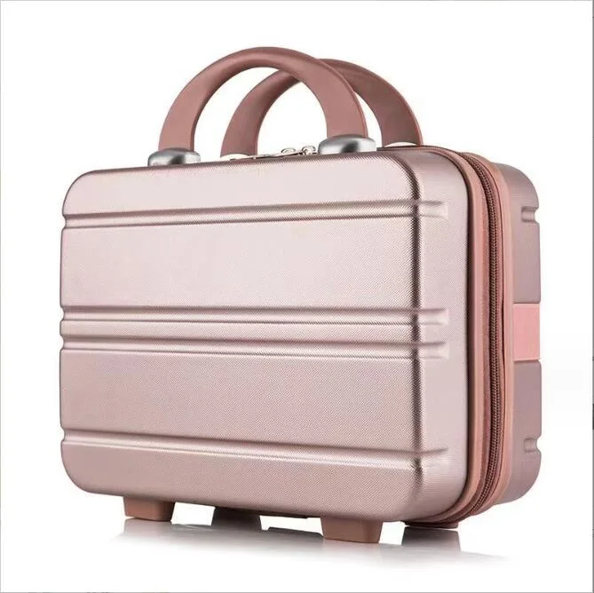 Nice Quality 14&quot; ABS Tote Cosmetic Hard Case Lady Cute Makeup Case