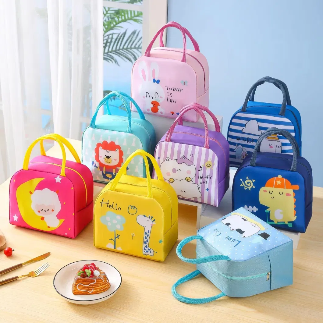 Aohea Promotional School Bag for Kids Waterproof Bag Oxford Children Lunch Bag