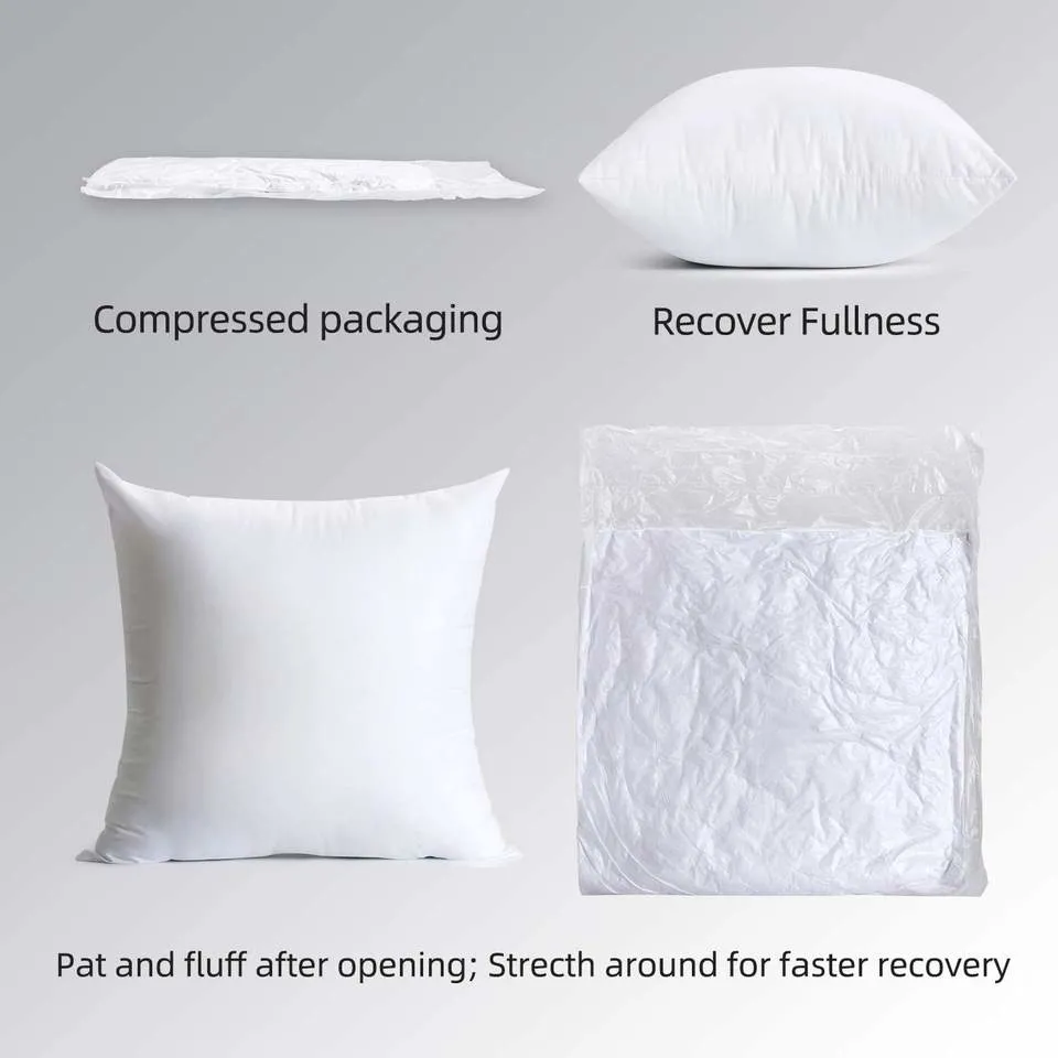 Cheapest Microfiber Polyester Pillow Hotel Bed Cushion Travel Neck Head Pillowcase Decrotive Pillow