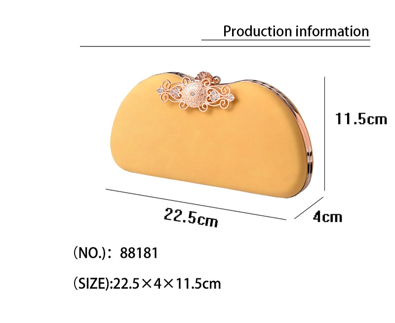 Eb1646 Top Quality Custom Ladies Diamond Luxury Clutch PU Leather Bags Customize Women&prime;s Shoulder Wedding Makeup Rhinestone Purse Women Evening Bag