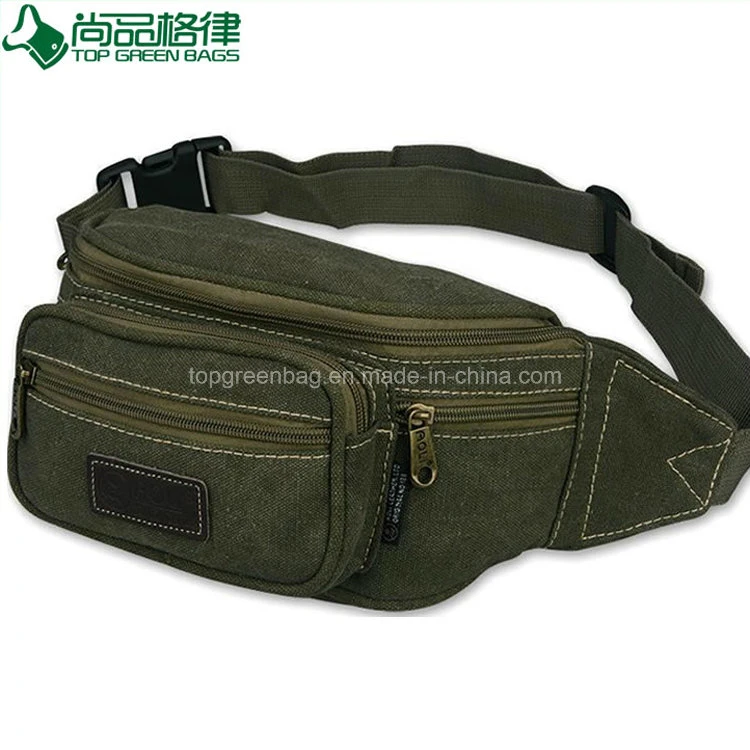 Custom Printed Stylish Duffle Canvas Waist Bags Hip Pouch Bum Bag