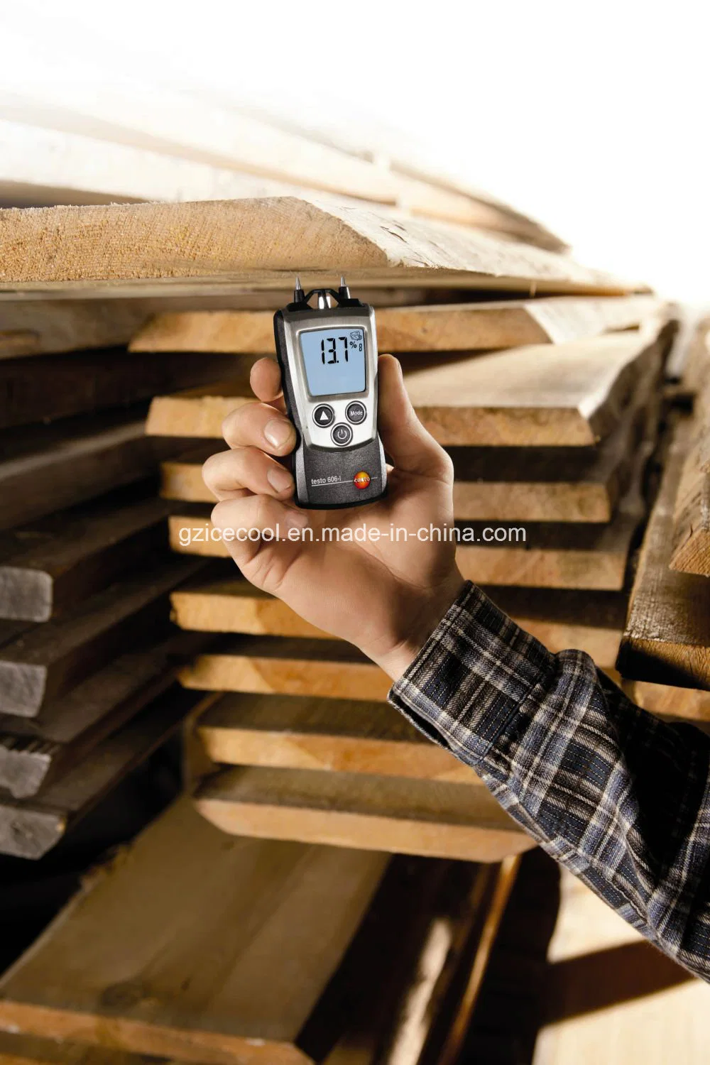 Original Testo 606-1 No. 0560 6060 Materia Moisture Meter for Wood/Cement/Screed