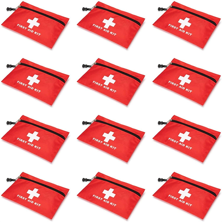 Good Selling Outdoor First Aid Kit Portable Empty Small Emergency Bag Survival with Dual Zippers