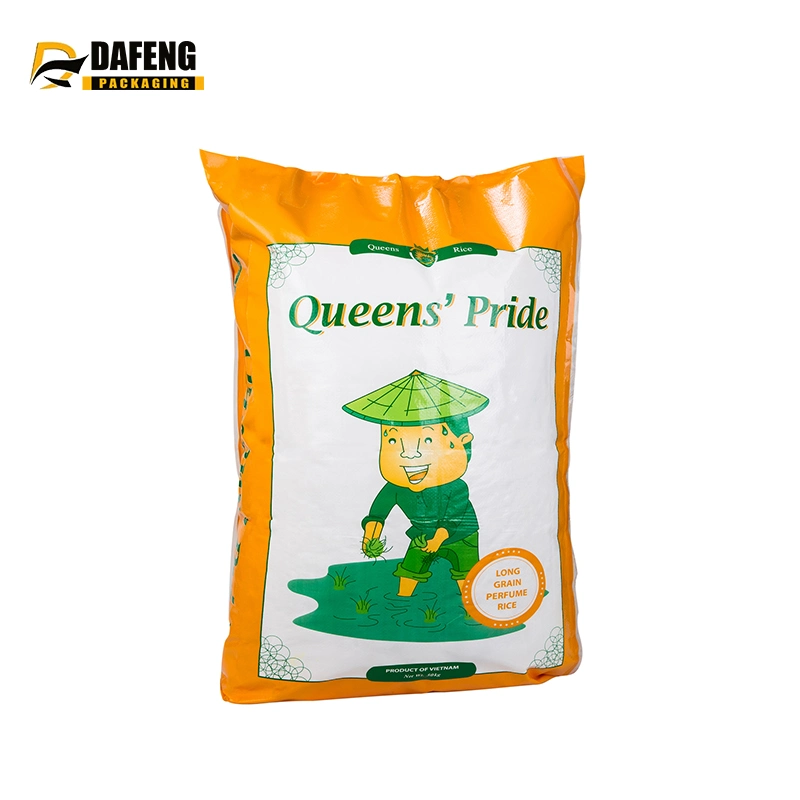 Custom 25kg 50kg PP Woven Rice Packaging Bag for Africa