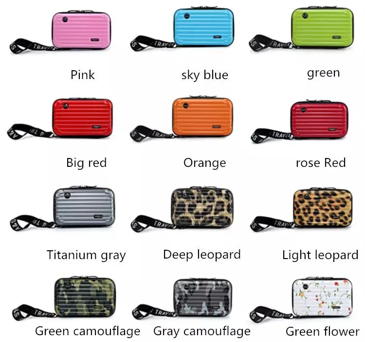 Smooth Classic Durable Beauty Travel PC Cosmetic Case and Bag Brush PC Waterproof Makeup Case