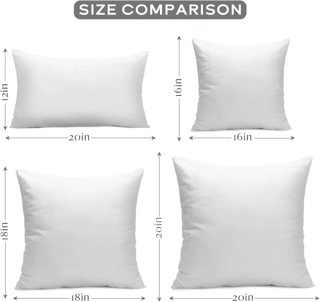 Cheapest Microfiber Polyester Pillow Hotel Bed Cushion Travel Neck Head Pillowcase Decrotive Pillow