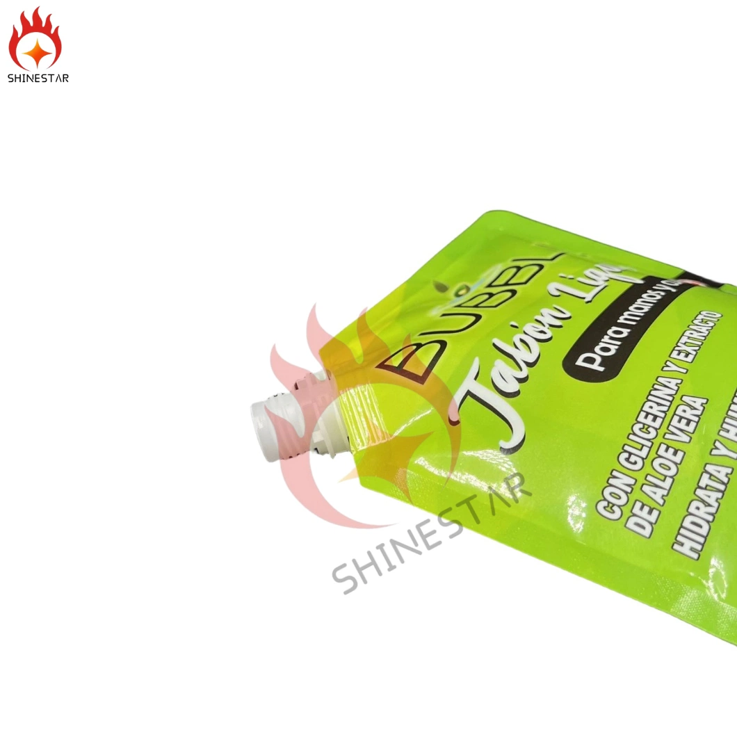 Beet Root/Apple/Carrot Juice Drink Pouch Plastic Packaging Bag with Spout, Nozzle