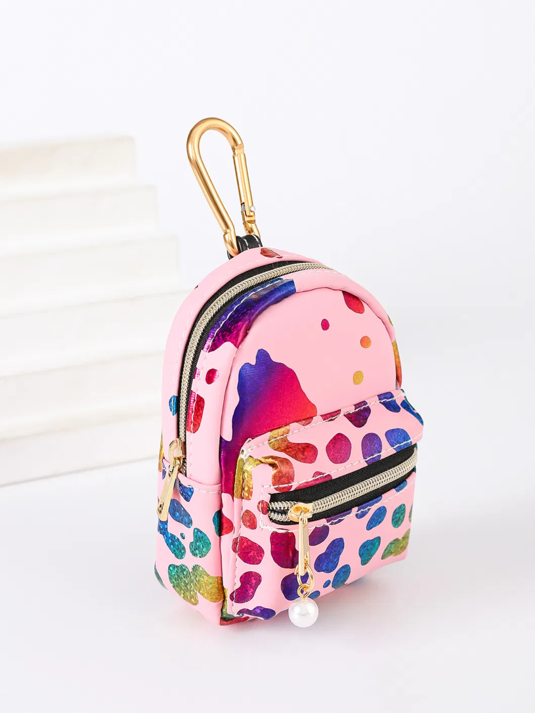 Coin Purse Colorful Mini Small School Bag Car Key Chain Pendant