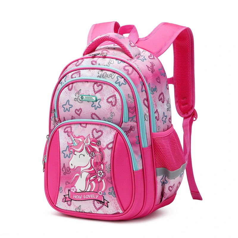 Custom Large Capacity School Bag Fashion Printed Waterproof Children Backpack