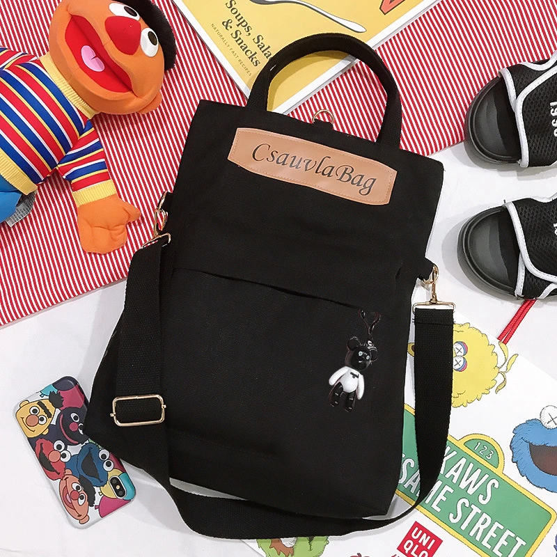 Fashion Backpack Canvas Women Backpack Anti-Theft Shoulder Bag New School Bag for Teenager Girls