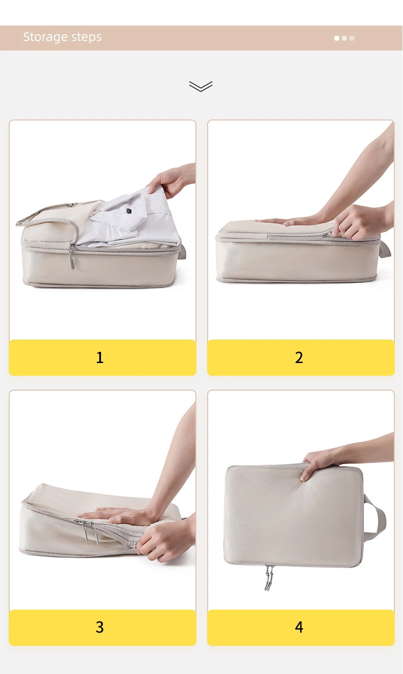 Compressed 4/5/6/7/8/9 Set Toiletries Cosmetics Storage Bag Clothes Shoes Luggage Travel Bag