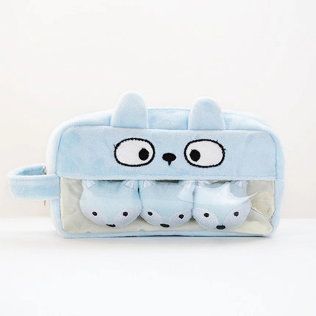 Custom Stationery Preschool Soft Plush Pencil Bag