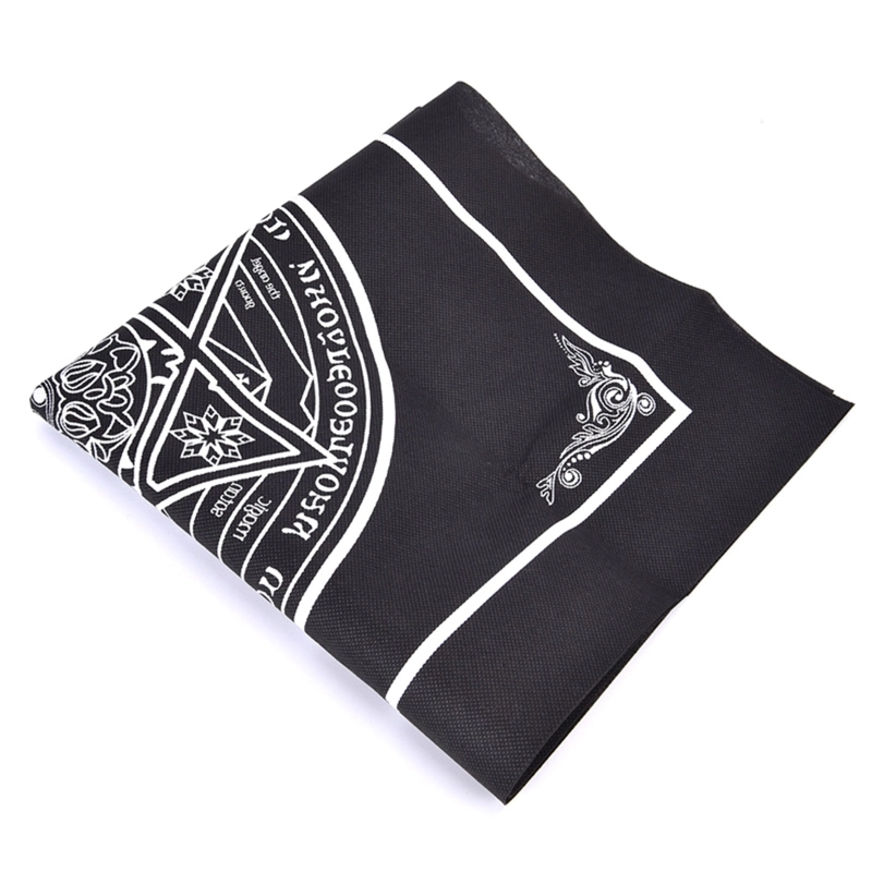 Non-Woven Tarot Tablecloth Rune Divination Altar Tarot Patch Table Cover for Magicians Daily Board Games Card Pad