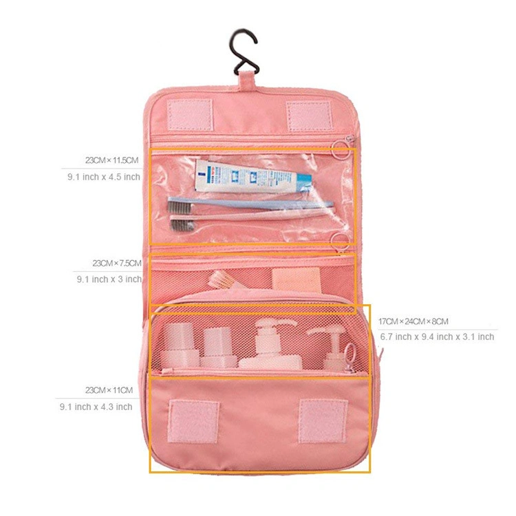 Private Label Professional Travel Organizer Make up Bag