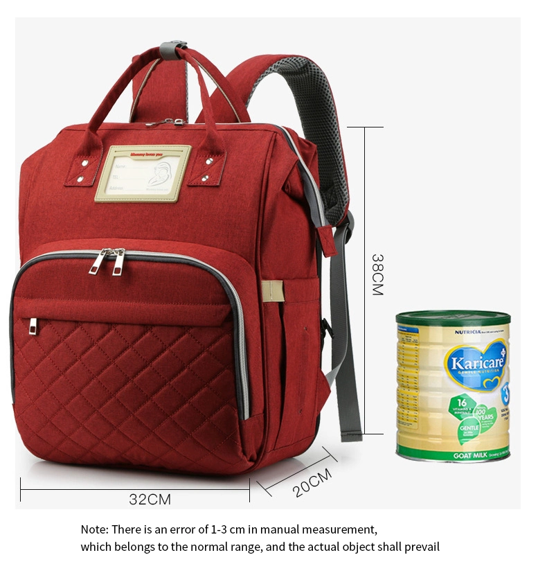 Nappy Backpack Bag Mummy Large Capacity Bag Mom Baby Backpack Designer Nursing Bag for Baby Care Travel Diaper Bags