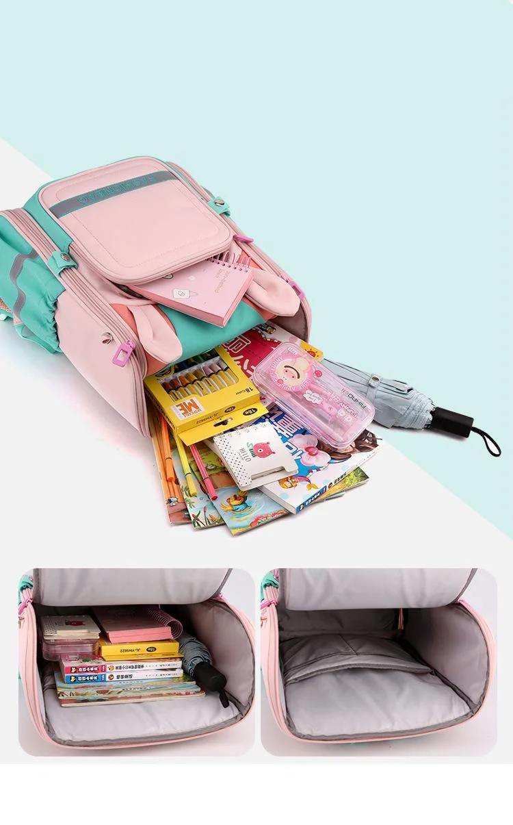 Custom New Children&prime;s Backpack Cute Cartoon Primary Kids School Backpack