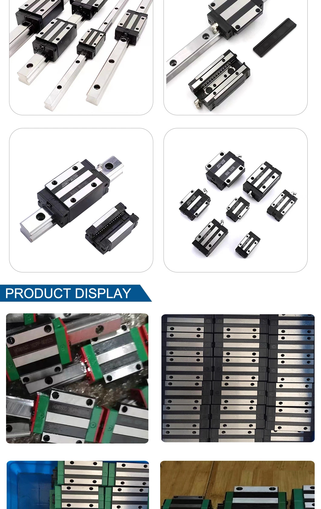 Ordinary Steel Style Linear Guide Rails Carriage and Rail for Engraving Machine
