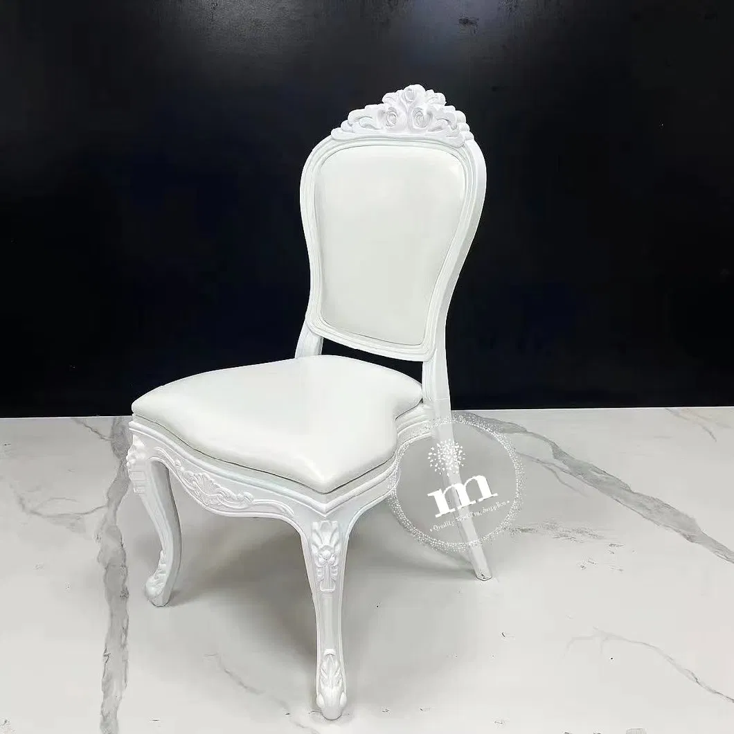 White Color Tiffany Modern Stackable PC Wedding Blanca De Plastic Sillas Chair
