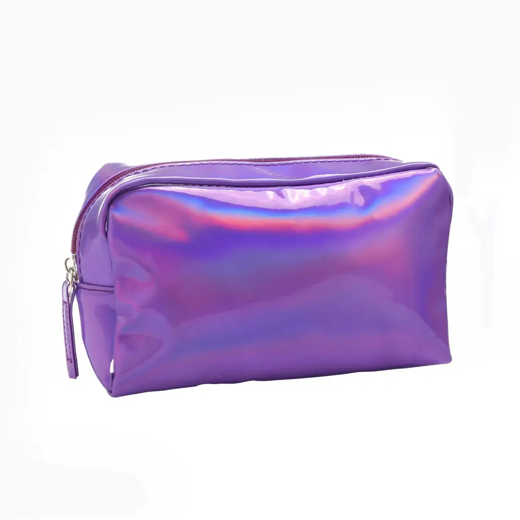 Women&prime; S Toiletry PU Cosmetic Bag Outdoor Travel Waterproof Makeup Bag