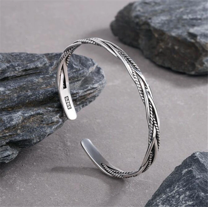 Retro Viking Totem Rune Bracelet Men&prime;s Lucky Casual Bracelet Silver Color Bracelet Men Women Couple Bracelet Jewelry